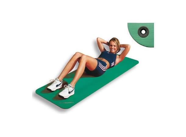 Profi-Gym-Matte med hull - Grønn 180 x 60 x 1 cm
